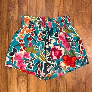 Shein floral shorts